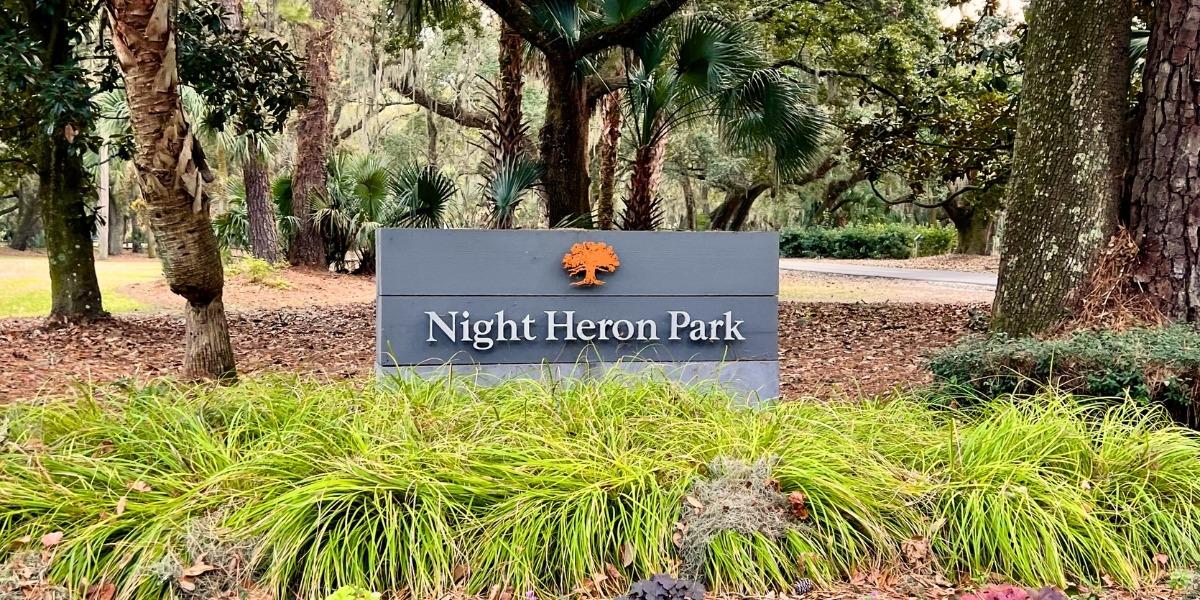 Naure Center entrance at Night Heron Park on Kiawah Island 